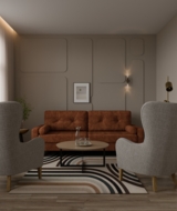 1й-2 кресла и рыжий диван