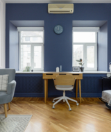 8й с софой, синий