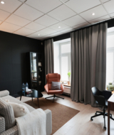 6й-VIP чёрный с диваном