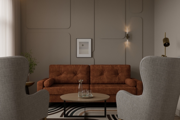 1й-2 кресла и рыжий диван ❄️