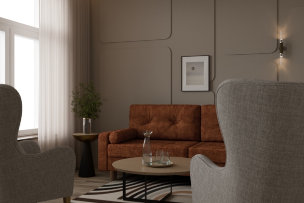 1й-2 кресла и рыжий диван ❄️