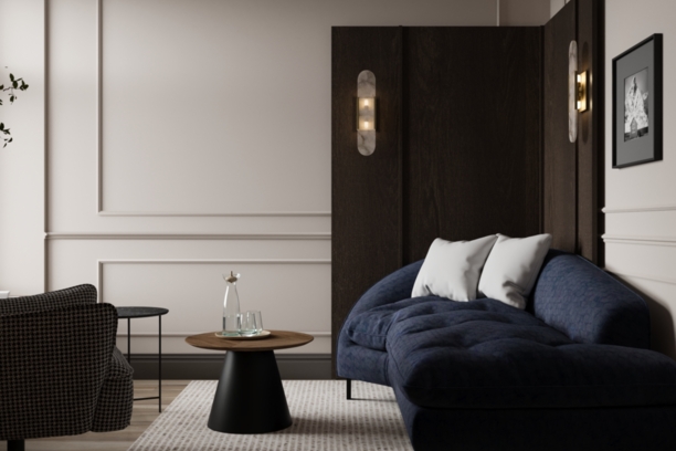 7й-VIP синяя софа