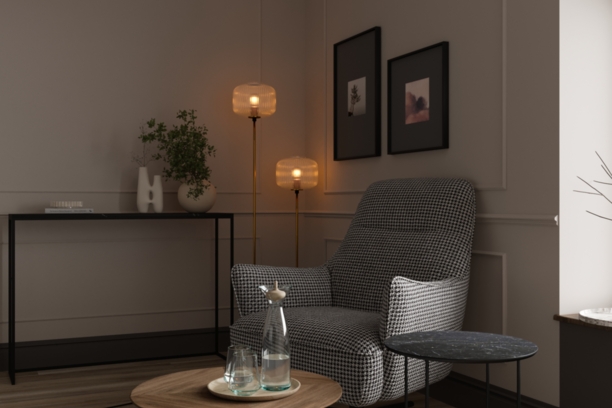 7й-VIP синяя софа