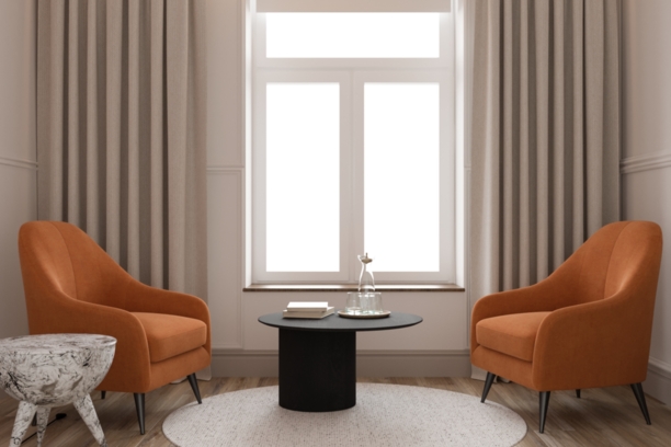 9й-свежий оранжевые кресла ❄️